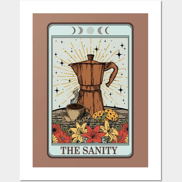 Coffee is my Sanity Wall Art by Nici Design